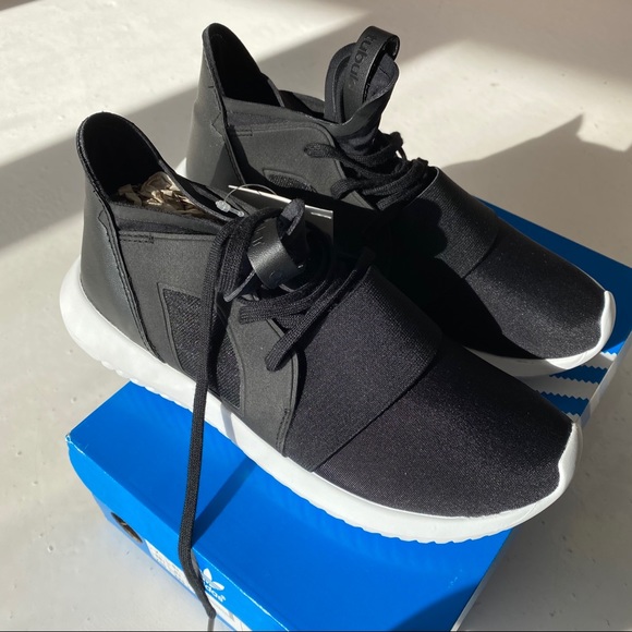 NWT Adidas Tubular Defiant Black 7 Sneakers - Picture 9 of 16